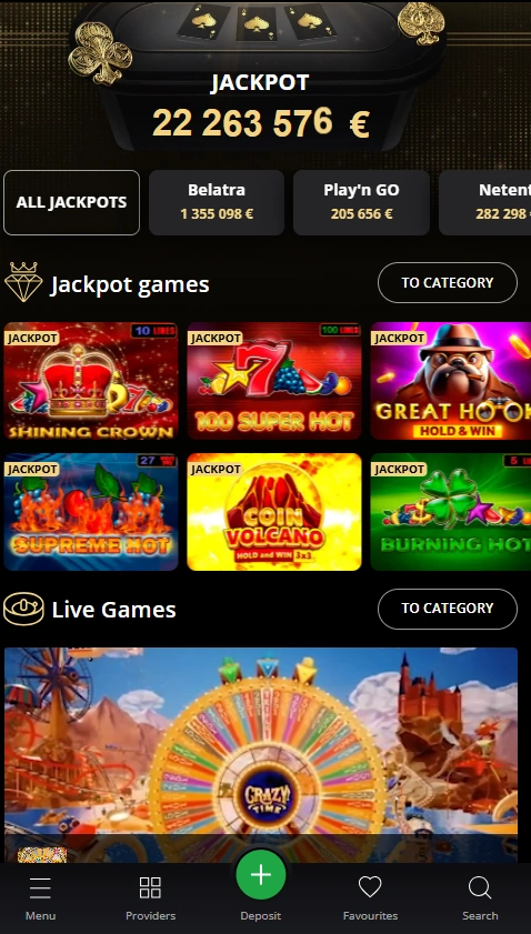 lex mobile games page